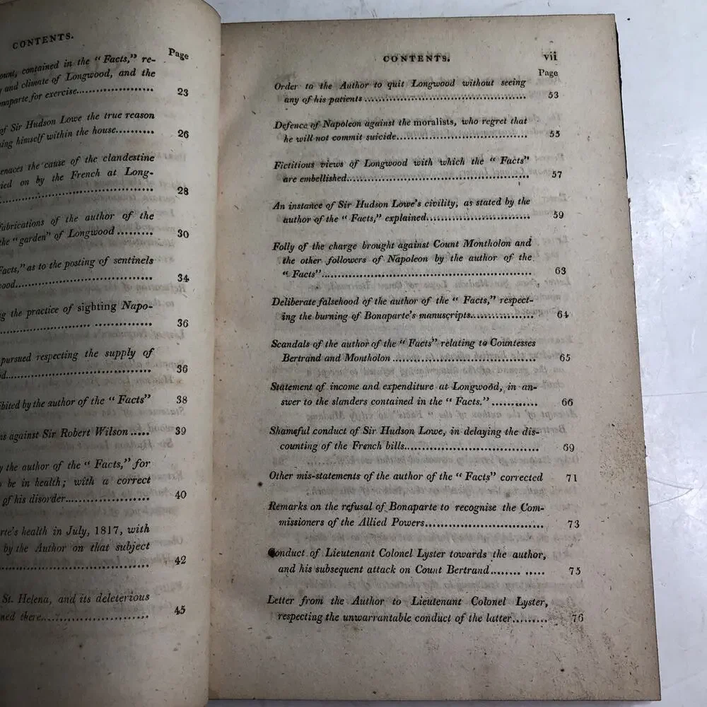 Exposition Transactions Napoleon St. Helena Barry E. O’Meara Sir Hudson Lowe
